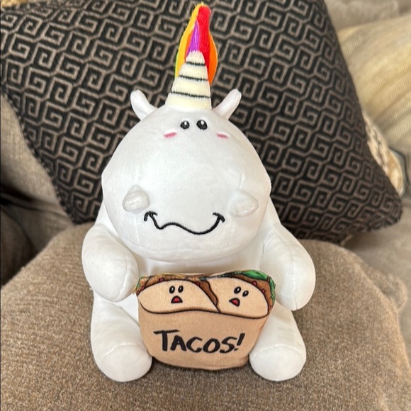 “Sparkle Toots - The Original Farting Unicorn” Talking White Plush Toy - Picture 1 of 8